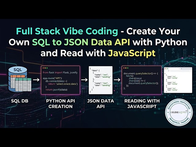 Create Your Own SQL to JSON Data API with Python and Read with JavaScript - Full Stack Vibe Coding