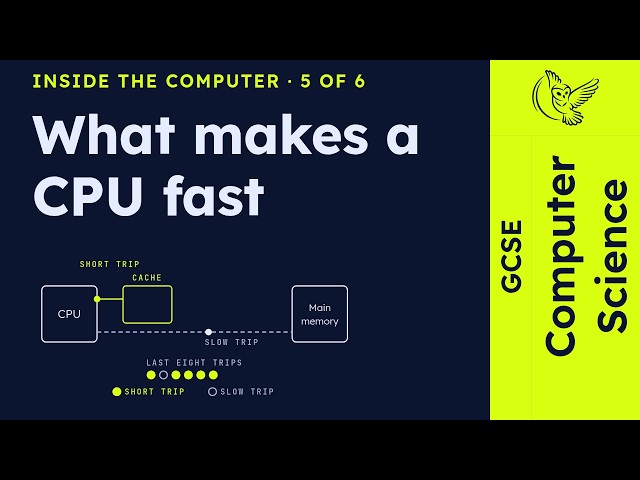 GCSE Computer Science - What makes a CPU fast | Inside the computer 5/6 (2026/27 exams)