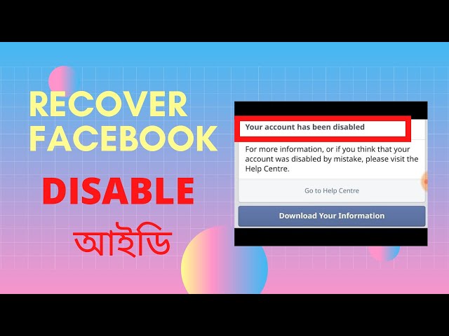How To Recover/Open Facebook Disabled ID 2021 |