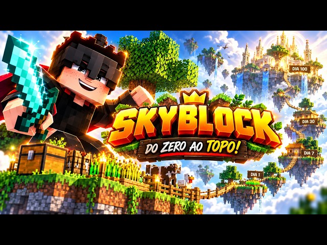 🔥 NOVO SERVIDOR DE SKYBLOCK DO FUTURYCRAFT! 🚀 | RANKUP, ILHAS E MUITO MAIS! (1.21.5)