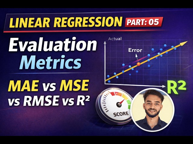 Linear Regression Part: 05 | How to Evaluate a Regression Model Properly