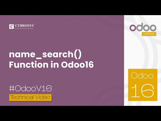 How to use _name_seach function in Odoo 16 | Odoo 16 Technical Videos | Name Search Function in Odoo