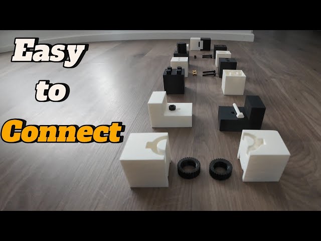 How to join 3d printed parts  , joining features  3d printed