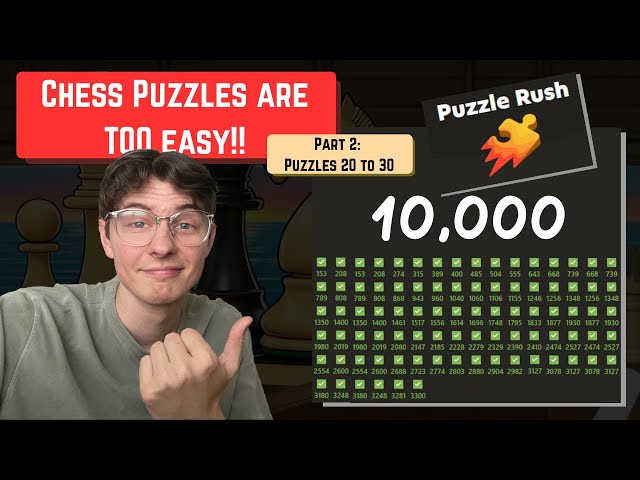 How to Increase Your Puzzle Rush Survival Record by 20!! | Part 2: Puzzles 20-30