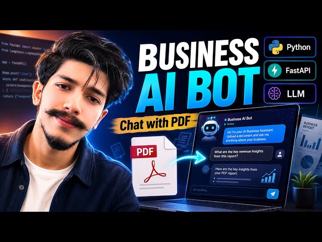 I Built an AI Business Chatbot with Python 🤖📄 | FastAPI + PDF + LLM