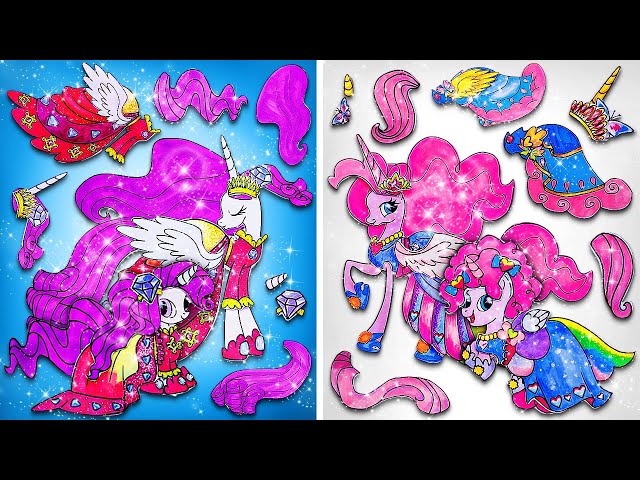 Ponis y Unicornios: Remodelación Total 🦄 🌈Manualidades de Papel FÁCILES