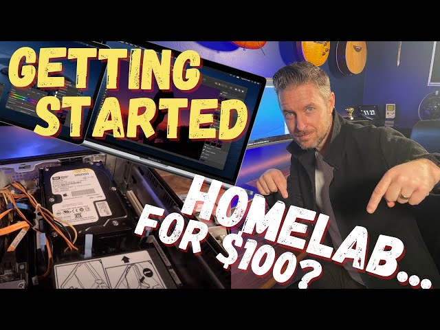 Cheap Homelab Setup for under $100!! [Setup a Mini HomeLab for Beginners]