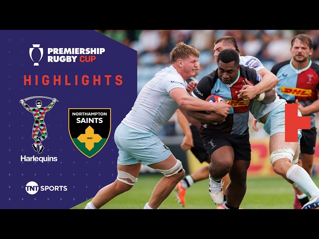 TWO LATE TRIES! 🍿 | Harlequins vs Northampton Saints | Premiership Rugby Cup Highlights
