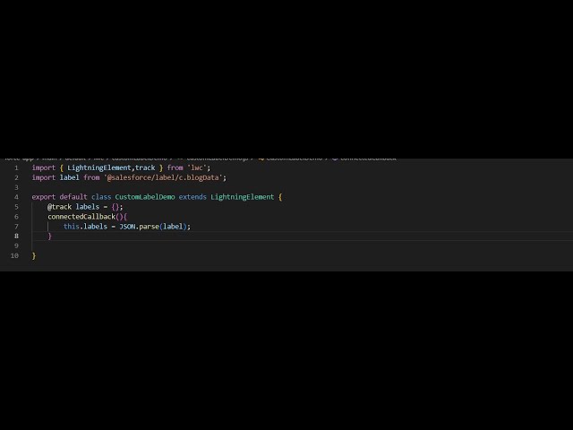 How to get Custom Labels In Lightning Web Component(LWC)
