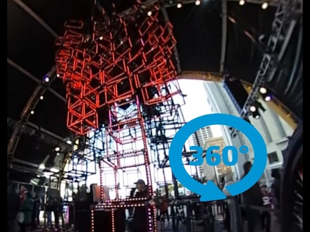Super Bowl City Bike Attraction 360 Sphere