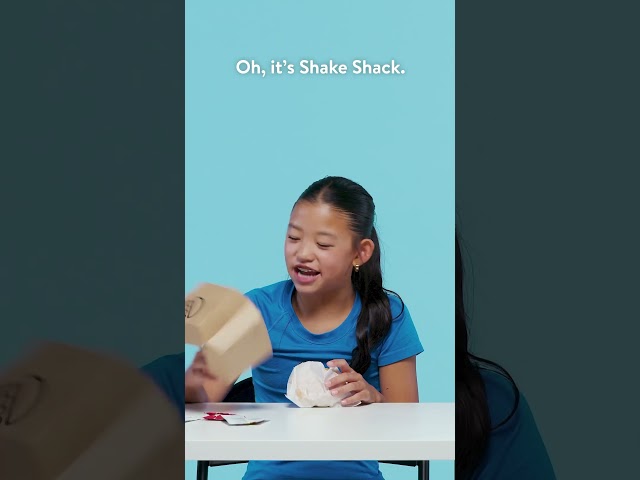 Kids try popular burger places! 🍔