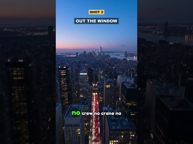 3 Impossible Camera Shots, 1 Sentence Each