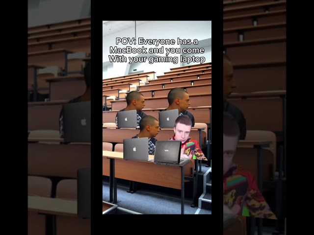 🔥 When You Bring a Gaming Laptop to University Lecture 😅💻🎮 #tech #gaming #shorts