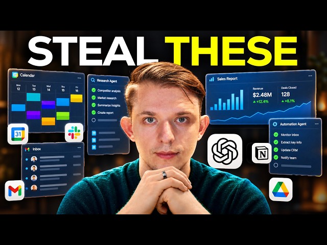 8 ChatGPT Agents That Do My Work for Me (Steal These)