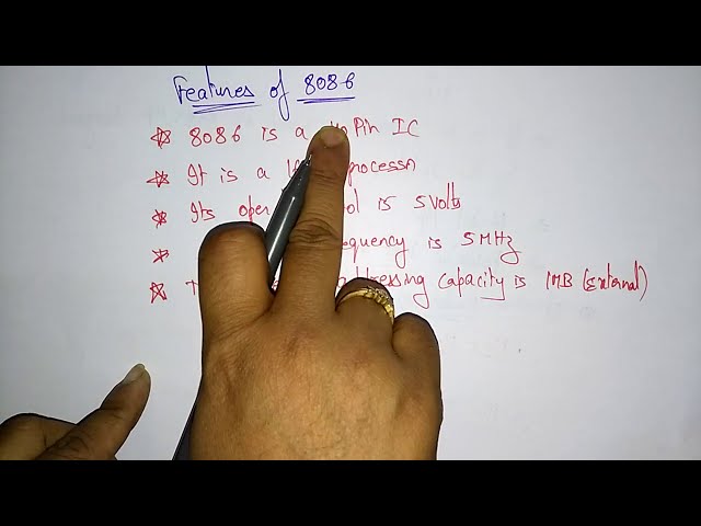 8086 microprocessor | Features | | MPMC | Lec-07 | Bhanu Priya