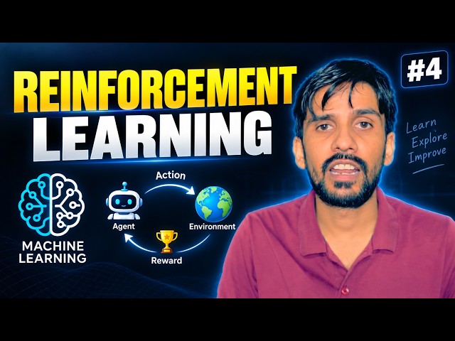 What is Reinforcement Learning? 🤖 Agent, Action, Reward & Penalty Explained | ML #4