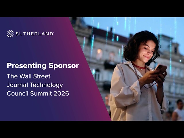 Sutherland: Presenting Sponsor ofThe Wall Street Journal Technology Council Summit 2026