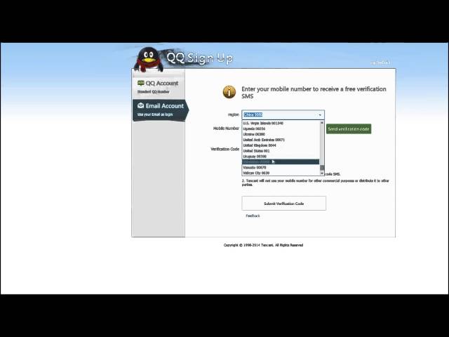 How to make a Tencent QQ Account to play Chinese MMO's