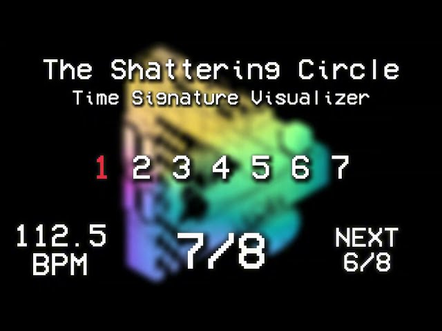 The Shattering Circle Time Signature Visualizer | ULTRAKILL 8-3 OST #2