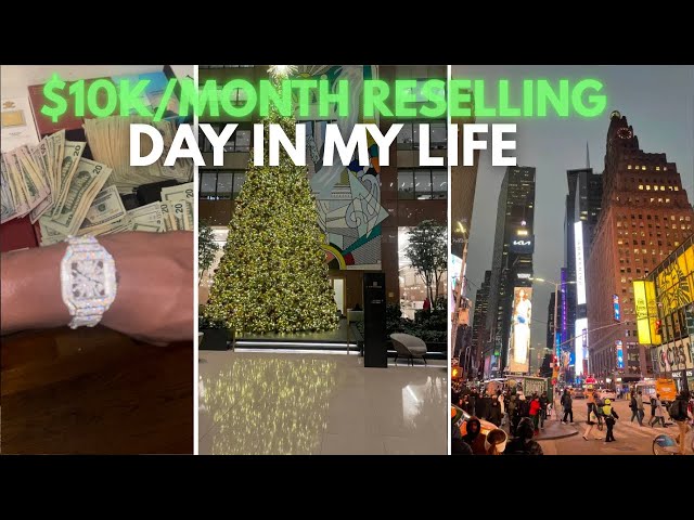 DAY IN THE LIFE RESELLING MAKING 10K A MONTH DURING CHRISTMAS