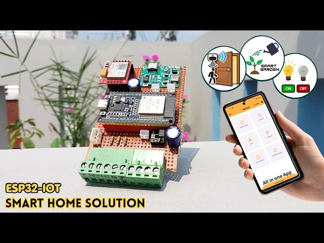 ESP32 Home Automation Project | IoT Smart Home with Mobile App Development | The X Lab