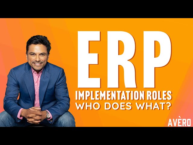 ERP Implementation Roles - Who Does What