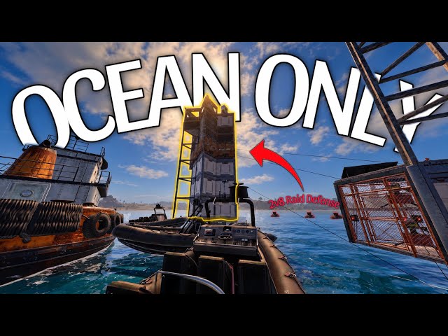 We Survived a Wipe Using ONLY the OCEAN ft OBIE (Rust Console Movie)