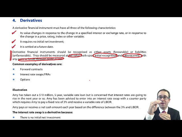 Derivatives - ACCA (SBR) lectures