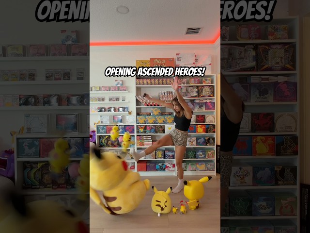 Over 700 packs and counting for these pikachus 🫠 #ascendedheroes #pokemon
