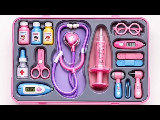Kids Doctor Set Unboxing 🩺 Cute Medical Toy Kit with Hospital Pretend Play & Fun Checkup Game