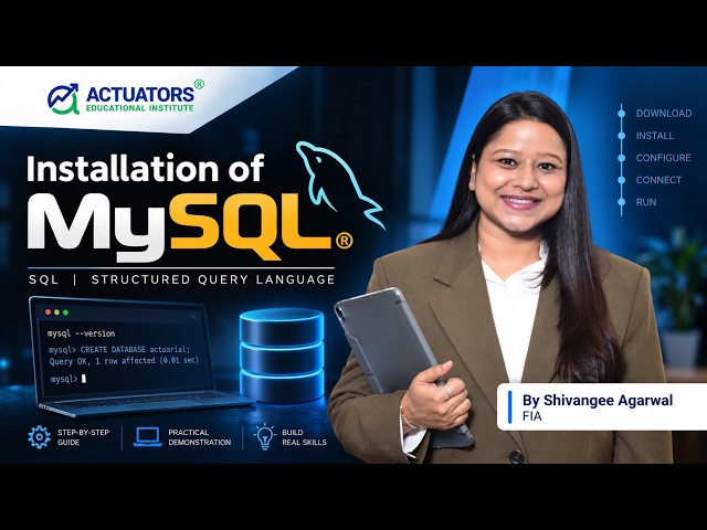 Installation of MySQL | By Shivangee Agarwal | SQL | Structured Query Language