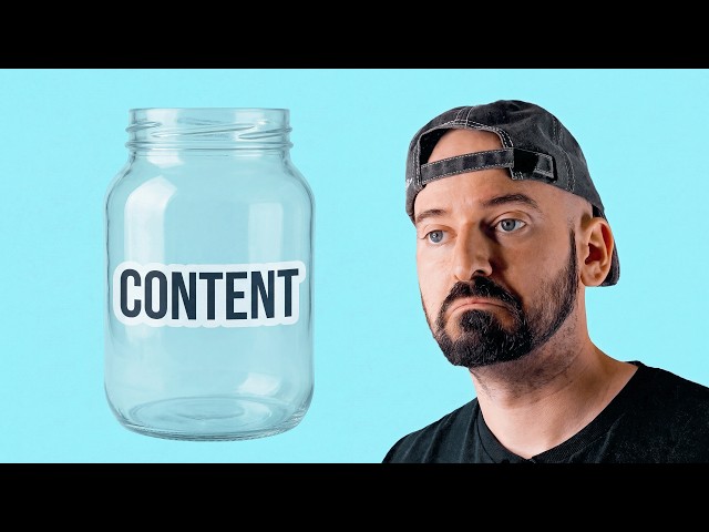 I turned NOTHING into CONTENT