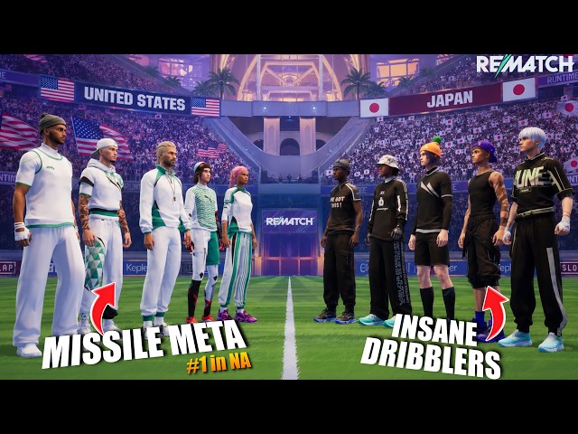 MISSILE META vs DRIBBLING & PASSING in Rematch || Overdozee (NA) vs The Revengers (Japan)