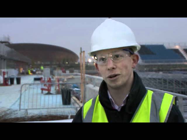 Working at the 2012 Olympic construction site