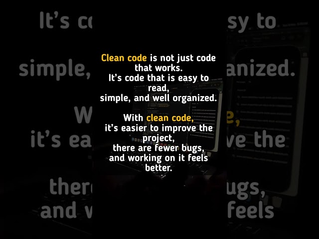 What is Clean Code? #ai #coding #cleancode #programming #python #code #codes #trending #windows