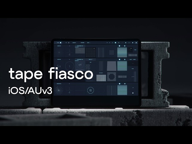 Tape Fiasco 2 for iPad: the whole plugin, on a tablet