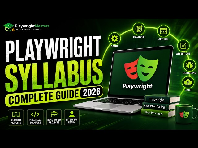 Playwright Automation Testing Course Syllabus 2026 | Beginner to Advanced