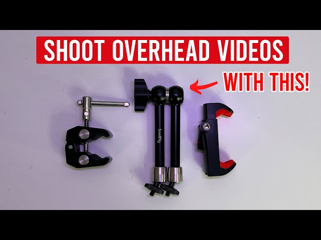 Overhead Shooting Setup for Drawing