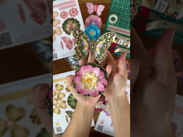 🦋 Butterfly Flutter Fidget | Print & Cut Paper Craft + FREE TEMPLATE