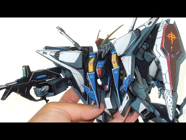 [Hathaway's Flash] I tried making the HG Xi (Ksi) Gundam with crazy eyes [Illustration-style model]
