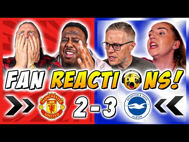 Man United Fans MELTDOWN 🤬 Reactions to Man United 2-3 Brighton | Carabao Cup Fan Reactions
