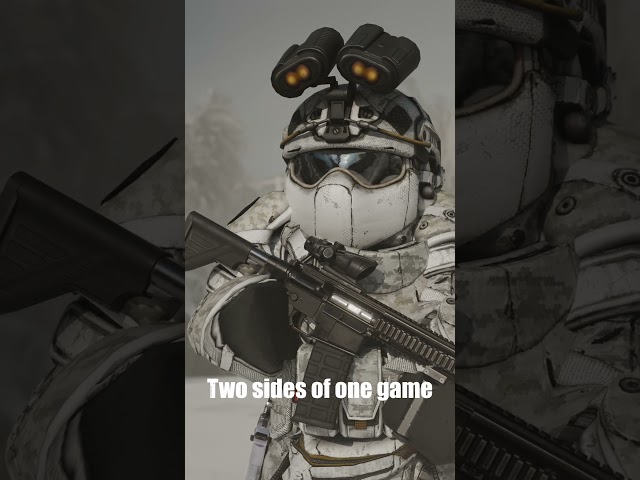 Two sides of a game