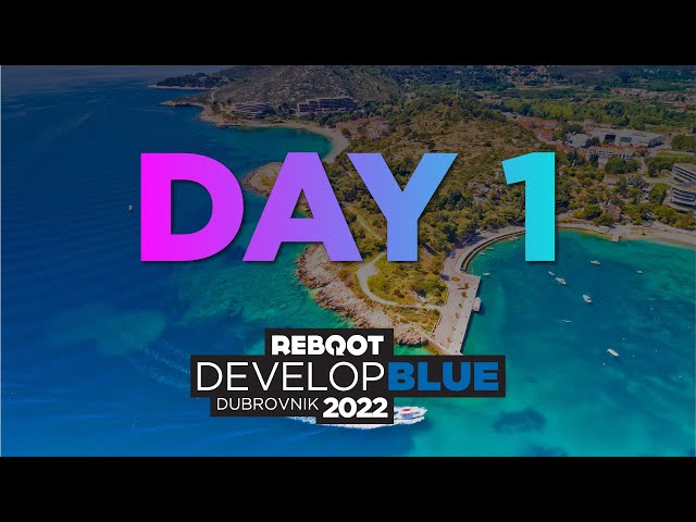 Reboot Develop Blue 2022 - Day 1 / OPENING