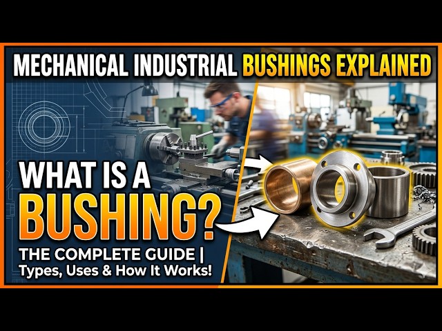 Industrial Bushings Explained | Types, Uses & Benefits | How it works and different with bearing