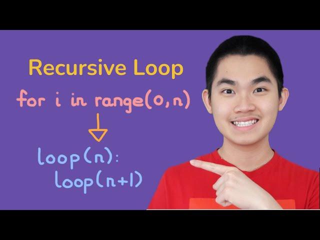 How to Write Recursion Instead of For/While Loop