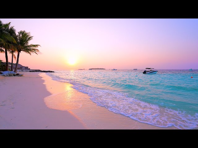 🏝 Beach View: 12 Hours of Maldives Ambience & Soft Ocean Sounds