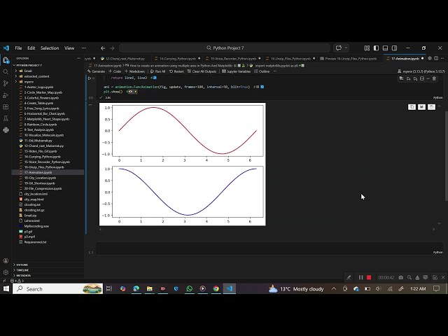Python Matplotlib Tutorial | Create Animated Graphs in Python