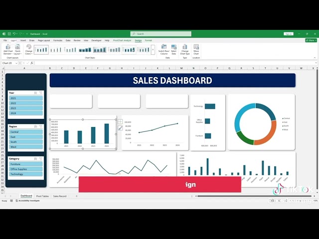 How to Create an Interactive Excel Dashboard That Looks Like Power BI