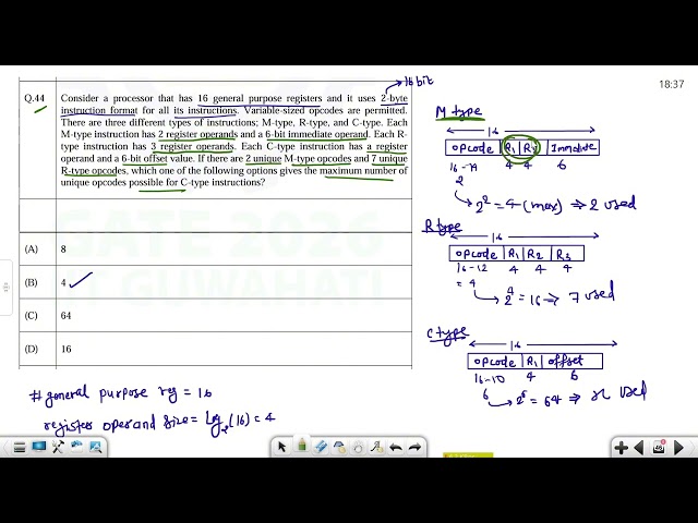 COA | GATE 2026 Set 2 | GATE PYQ Solution | GATE CS & IT | GATE Computer Science PYQ