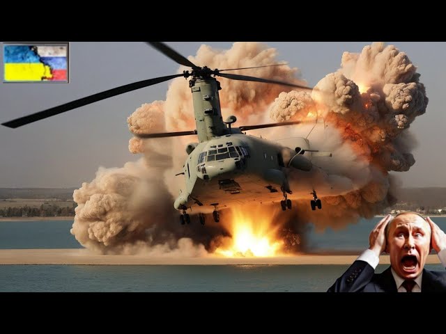 1 MINUTE AGO US F-16 Destroy 400 RUSSIAN CH-47 Chinook Helicopters